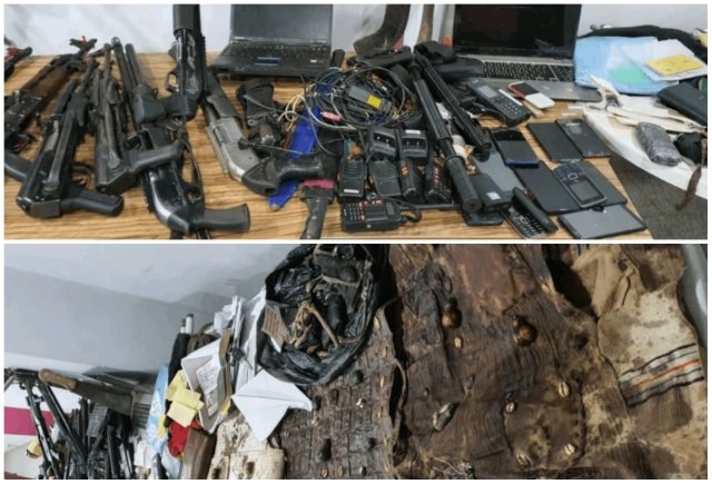 Security agents raid Sunday Igboho's residence, recover weapons, others –  Dateline Nigeria