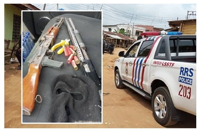 Lagos police recover AK- 47, pump action guns – Dateline Nigeria