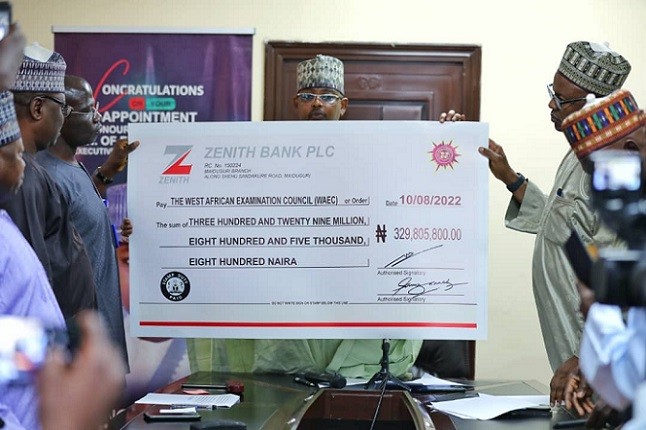 WAEC: Zulum releases N329m for 21,827 students