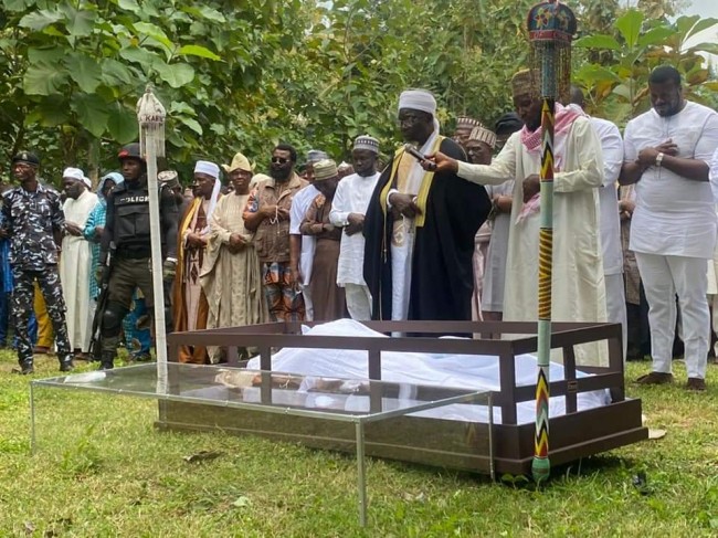 In pictures: Ex-IGP Tafa Balogun buried in Osun
