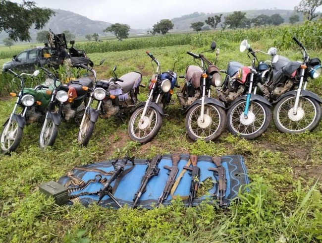 Troops kill scores of terrorists in Kaduna, recover arms and motorcycles