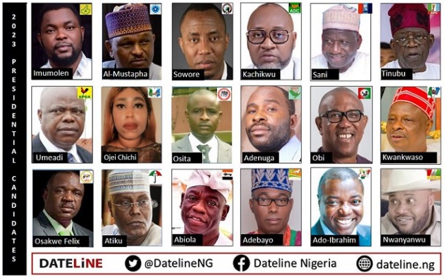 2023 presidency: Atiku, Obi, Tinubu, 15 others make INEC's final list