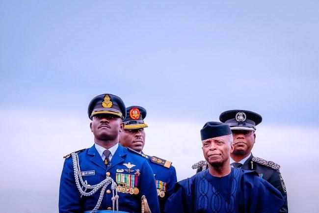 Photos: Osinbajo attends NAF Day celebration in Enugu