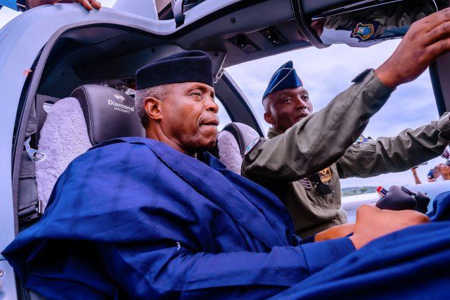 Photos: Osinbajo attends NAF Day celebration in Enugu