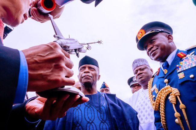 Photos: Osinbajo attends NAF Day celebration in Enugu